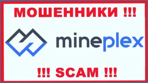 Логотип МОШЕННИКОВ MinePlex Io